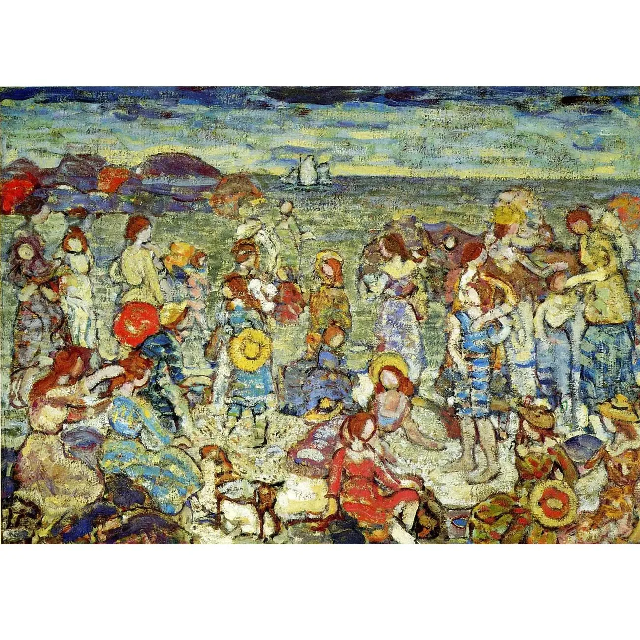 

Высококачественная репродукция бухты Мориса пэргаста, фигурка импрессиониста ручной работы, картина для гостиной, домашний декор