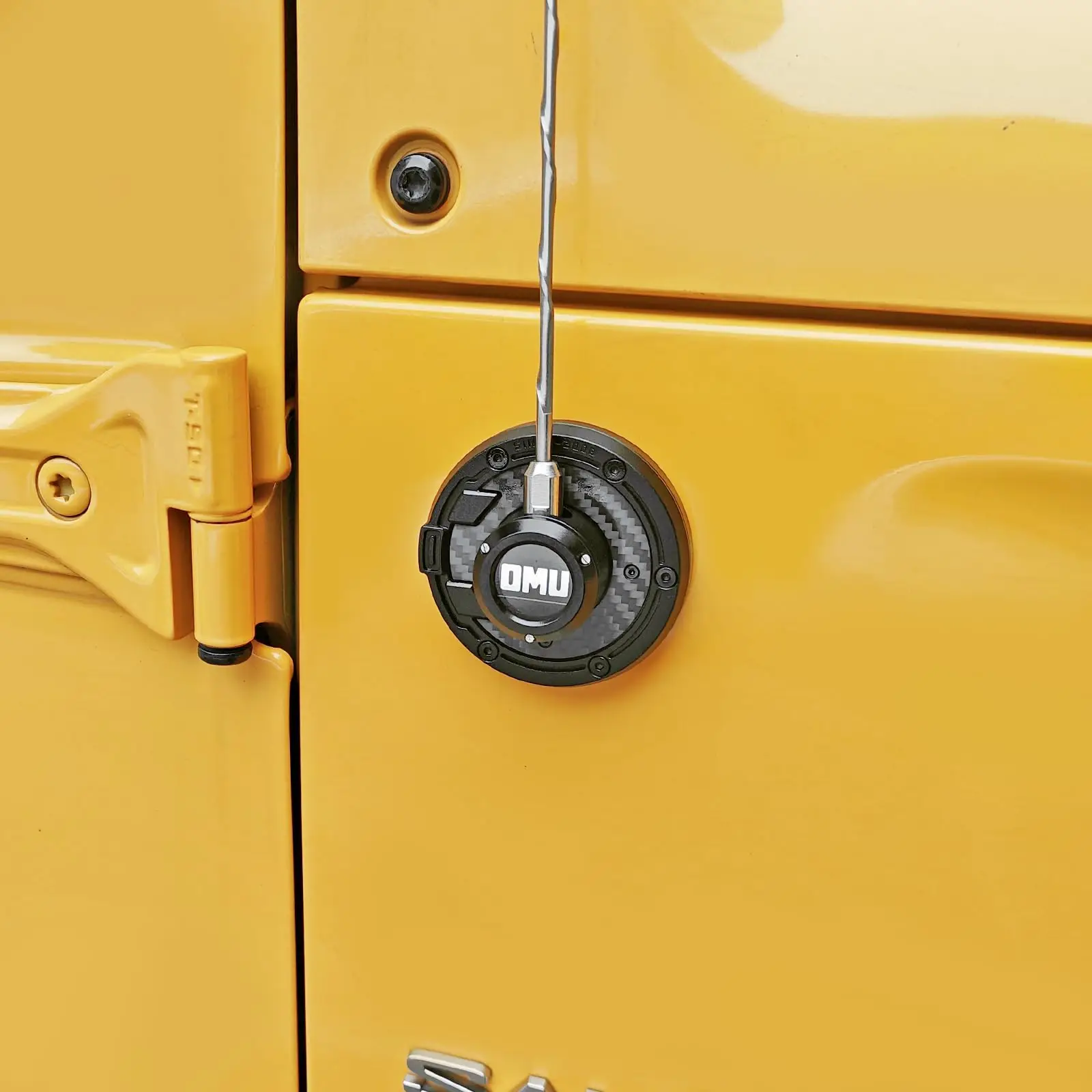 OMU 4x4 الألومنيوم راديو هوائي قاعدة غطاء هوائي الإسكان جبل غطاء غطاء ل جيب رانجلر 2007-2018 JK JKU & 2018-2024 JL JLU JT #3