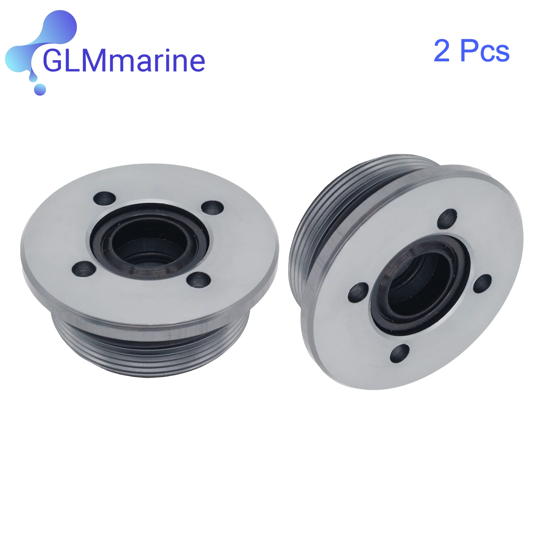 

6H1-43821 2 торцевых заглушки с уплотнениями для подвесного мотора Yamaha, наклонная накладка 2T 4T 60 70 75 85 90HP 6H1-43821-11 Винтовая накладка на конец цилиндра