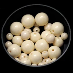 Imitation Amber Round Loose Beads for Jewelry Making 6-14mm Ivory Beeswax DIY Bracelets Necklace Earring Key Chain Accessories