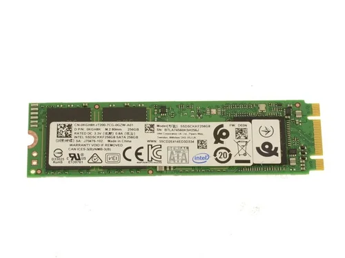 

Dell KGH8K (Intel SSDSCKKF256G8) Intel Pro 5450 Series 256GB Internal Solid State Drive - SATA III 6Gbps - M2 - Used-Like New