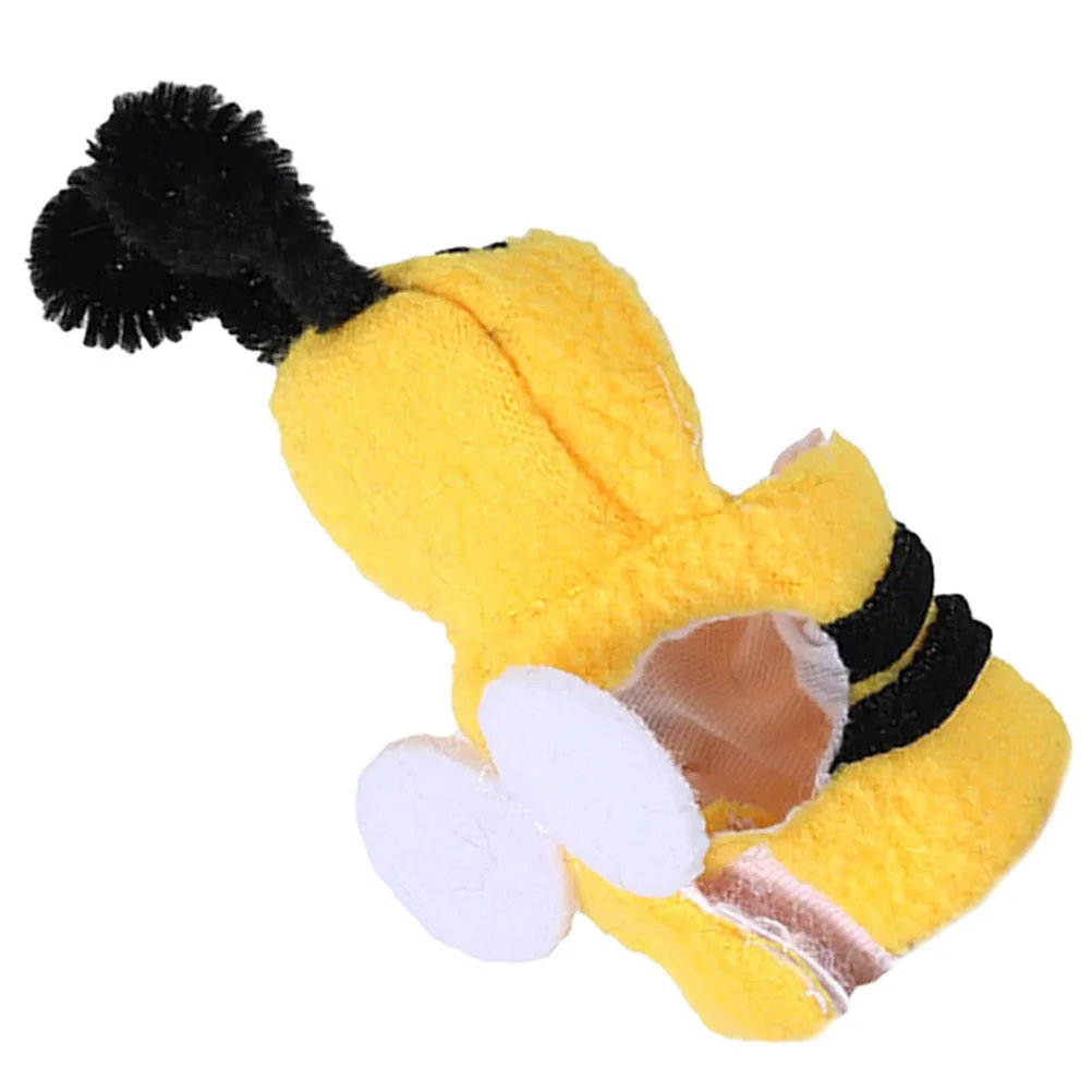 

Pet Bird Clothes Warm Bee Costume S Size Halloween Decoration Reusable Stylish Accessory Novelty Clothing Christmas Parrot Wear