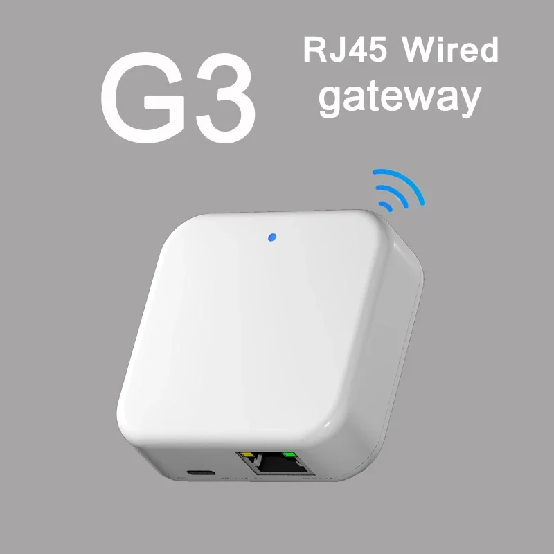 G3 TTlock 스마트 잠금 게이트웨이 커넥터, 와이파이 브리지, 블루투스 호환, RJ45 이더넷 원격 제어 잠금 해제