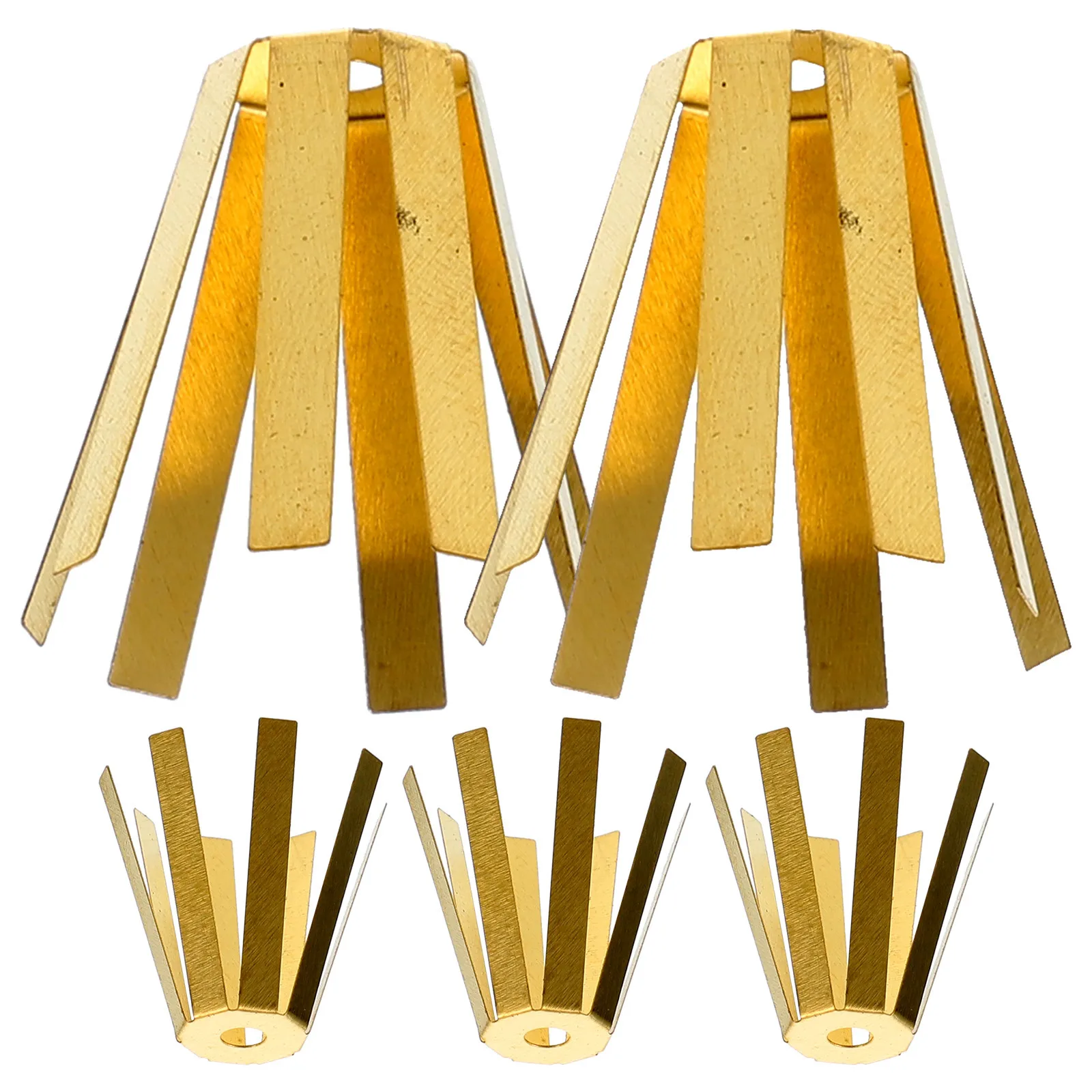 5Pcs Golf Shaft Adapter Shims Brass Universal Octopus Type Shim Assembly Tool Golf Accessories Shaft Adapter Shims