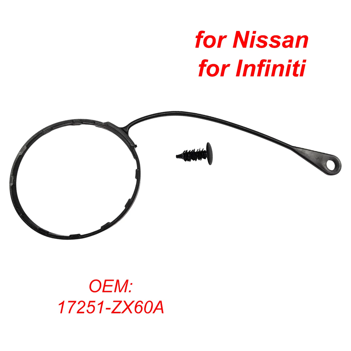 17251ZX60A for Nissan Qashqai X-trail T32 Sylphy Livina Bluebird Tiida for Infiniti Car Fuel Tank Cap Cover Cable Line Rope