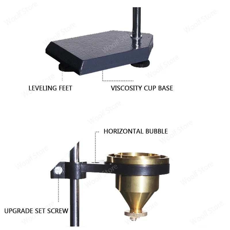 رباعي مقياس اللزوجة ، 4 مقياس اللزوجة ، غراء الطلاء ، اختبار لزوجة الحبر