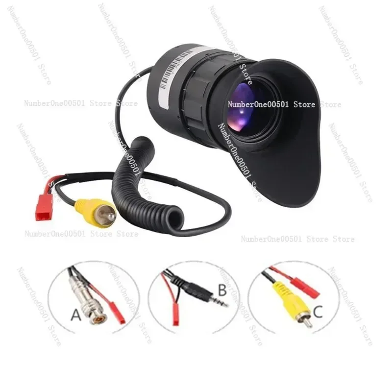 0.39 Inch Large OLED Screen Micro Monitor Viewfinder, CVBS Signal Input Mini Display Screen