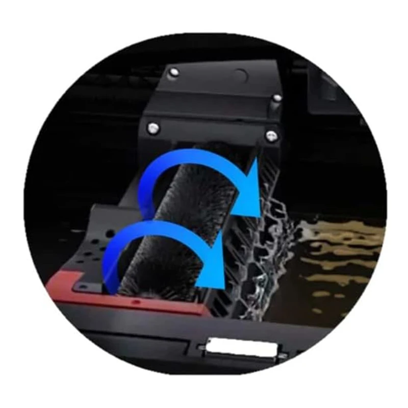 High-Speed Self-Cleaning Brush Red & Black Plastic Suitable For Stone Series Sweeping Robot G10 G10S G10S PRO