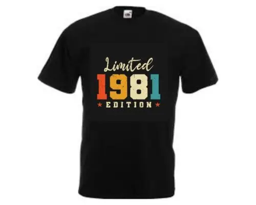 T-Shirt -1981 - MOTIV - LUSTIG - FUNNY - SPASS SHIRT - GESCHENK SHIRT !