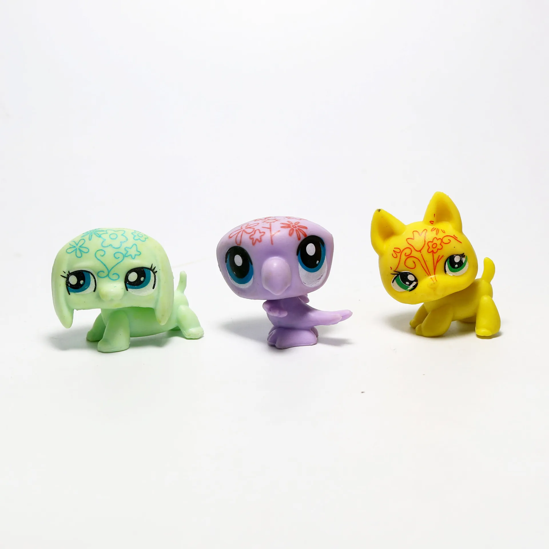 Littlest Pet Shop figura modelo para meninas, envio aleatório 4-5cm, coleção Animal Dog Cat