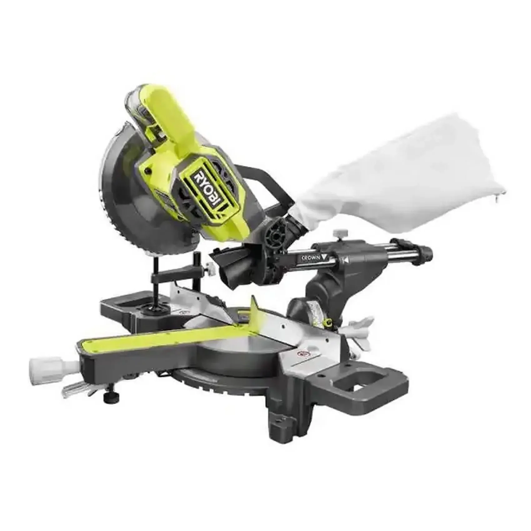 ONE+ 18V Cordless 7-1/4 in. Sliding Compound Miter Saw Up To 800 Cuts Per Charge Best in Class 2X10 Cross Cut Capacity