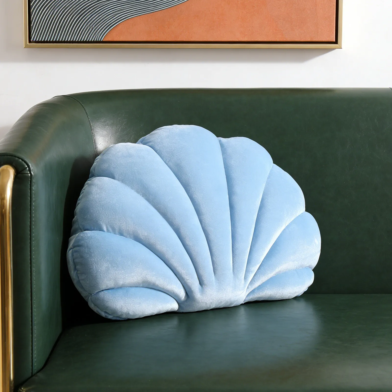 Aquarium Themed Decor Pillow Featuring Coral Reef and Tropical Fish Pattern Comfortable Throw Cushion for Beach Nautical