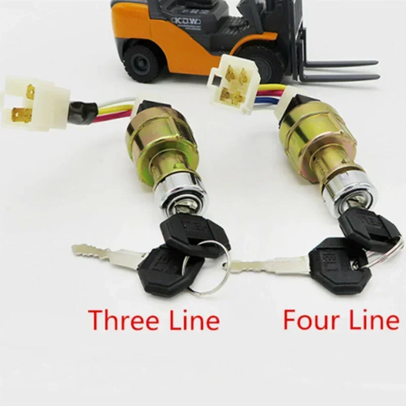 Suitable For Forklift Lgnition  Switch 3&4 Line JK411 For Heli Long Gong 1-10T