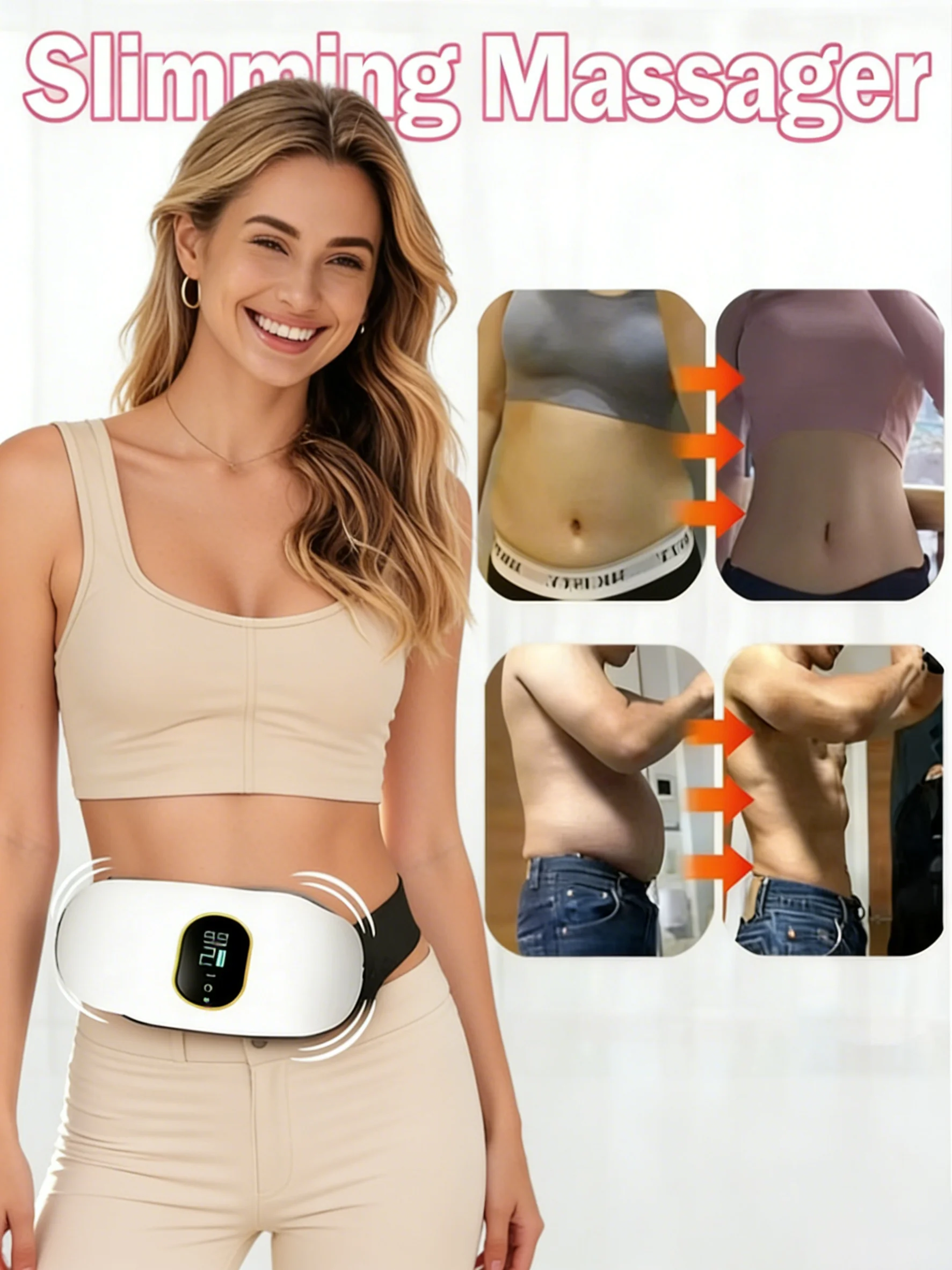 Vibration Abdomen Slimming Machine Weight Loss Lazy Big Belly Thin Waist Stovepipe Fat Burning Abdominal Massage Fitness Equip 8