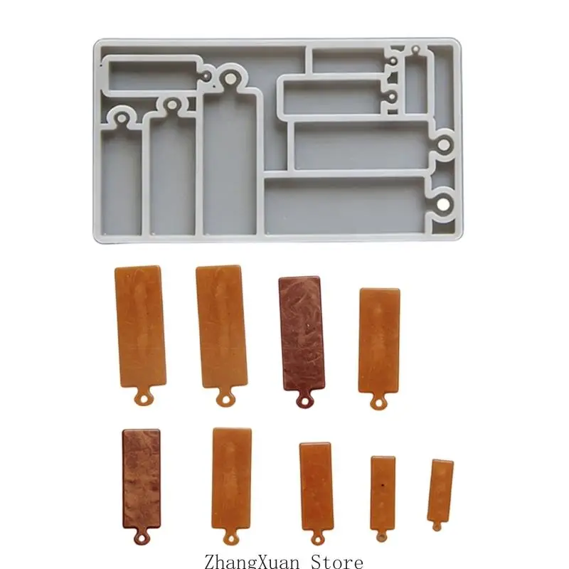 Silikonformen mit 9 Mulden für die Herstellung von Kerzenmousses, Schokoladenkuchen, Backen, 3 x – Detail 2