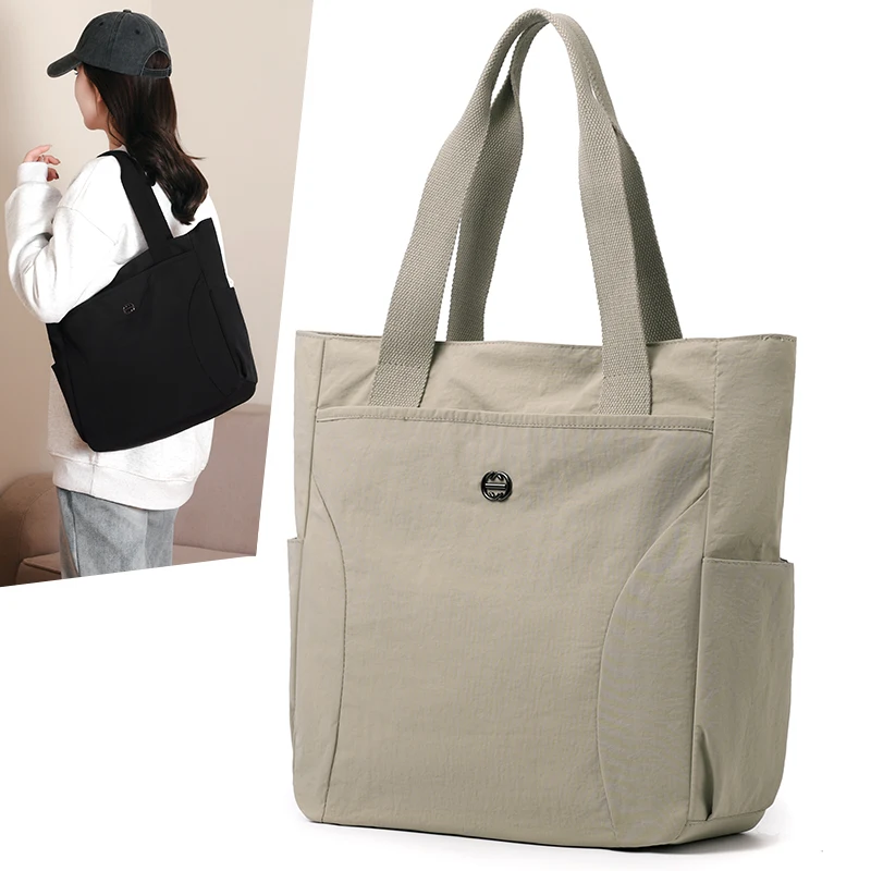 

Large capacity Top-handle bag Women's Shoulder Bag Ladies Light Bag Nylon Handbags Beach Tote Bags Bolsa Feminina
