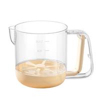Egg Beater Salad Dressing Shaker Bottle Manual Stiring Cup for Kitchen Liquid Mixing Cup Vinaigrette Dressing Bottle