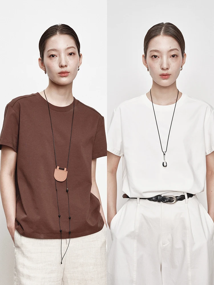 

Футболка UMILAB Clean Fit с коротким рукавом, технологией Cool Tech Sorona Cotton, повседневная, свободного кроя, дышащая, антибактериальная