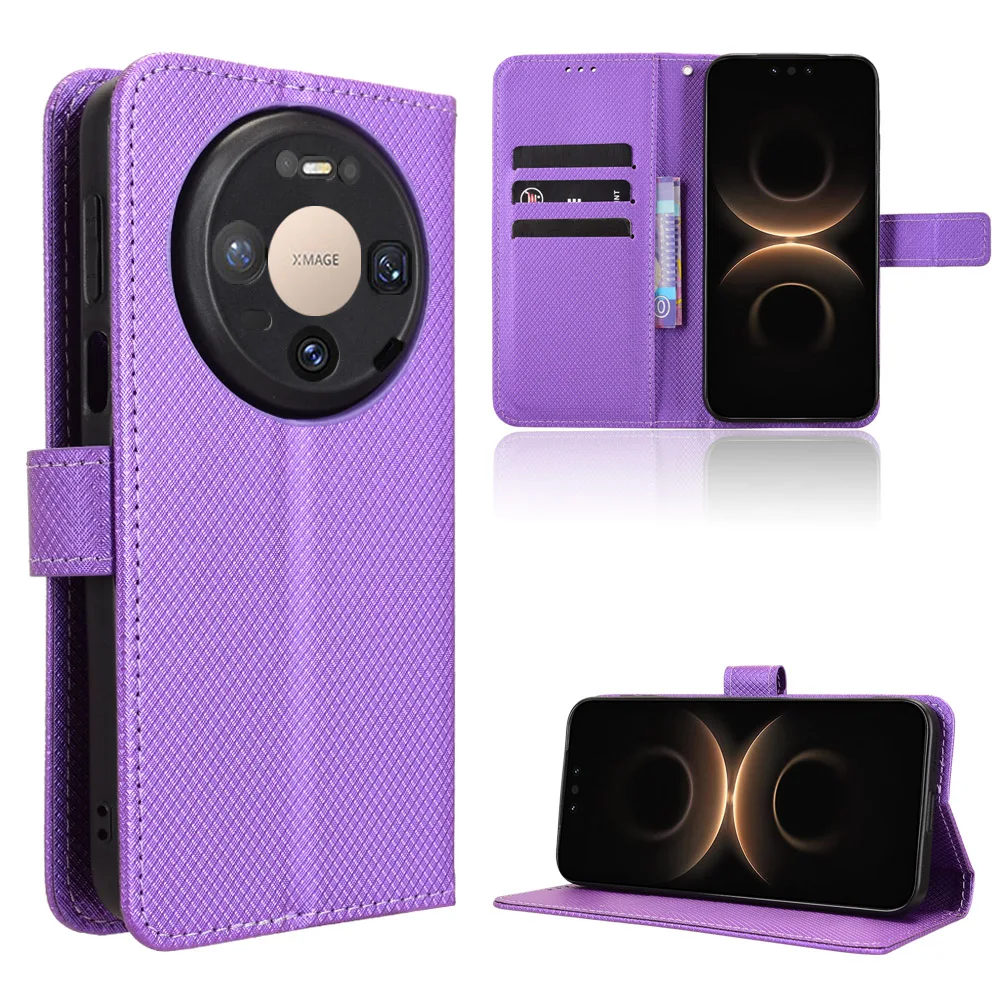 

Wallet With Card Slot Stand Flip Leather Case For HUAWEI Mate 80 70 60 Pro Max Air 5G Anti-fall Strong Magnet Cover