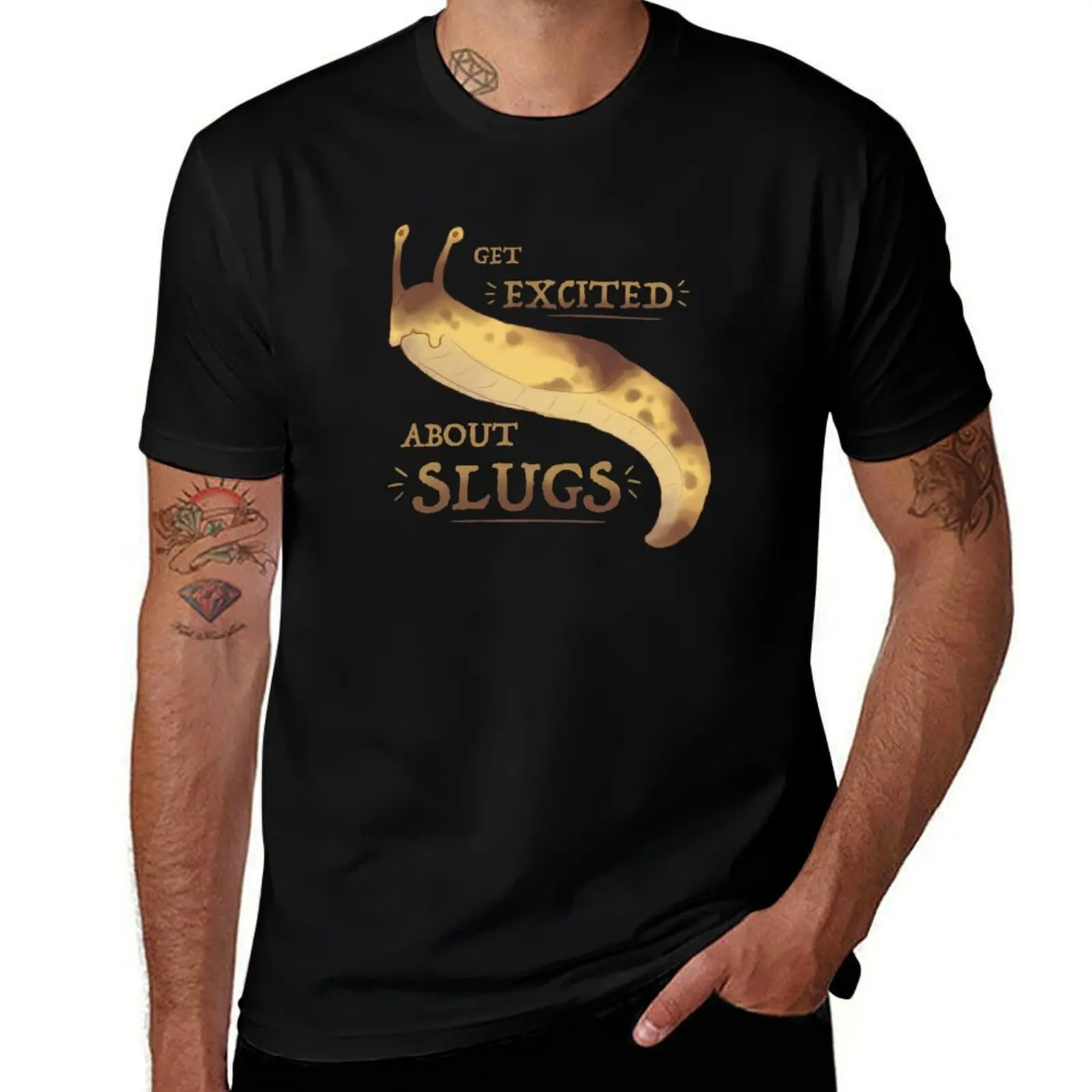 

Get EXCITED about SLUGS! T-Shirt essential t shirt g man t shirts for men T-Shirt