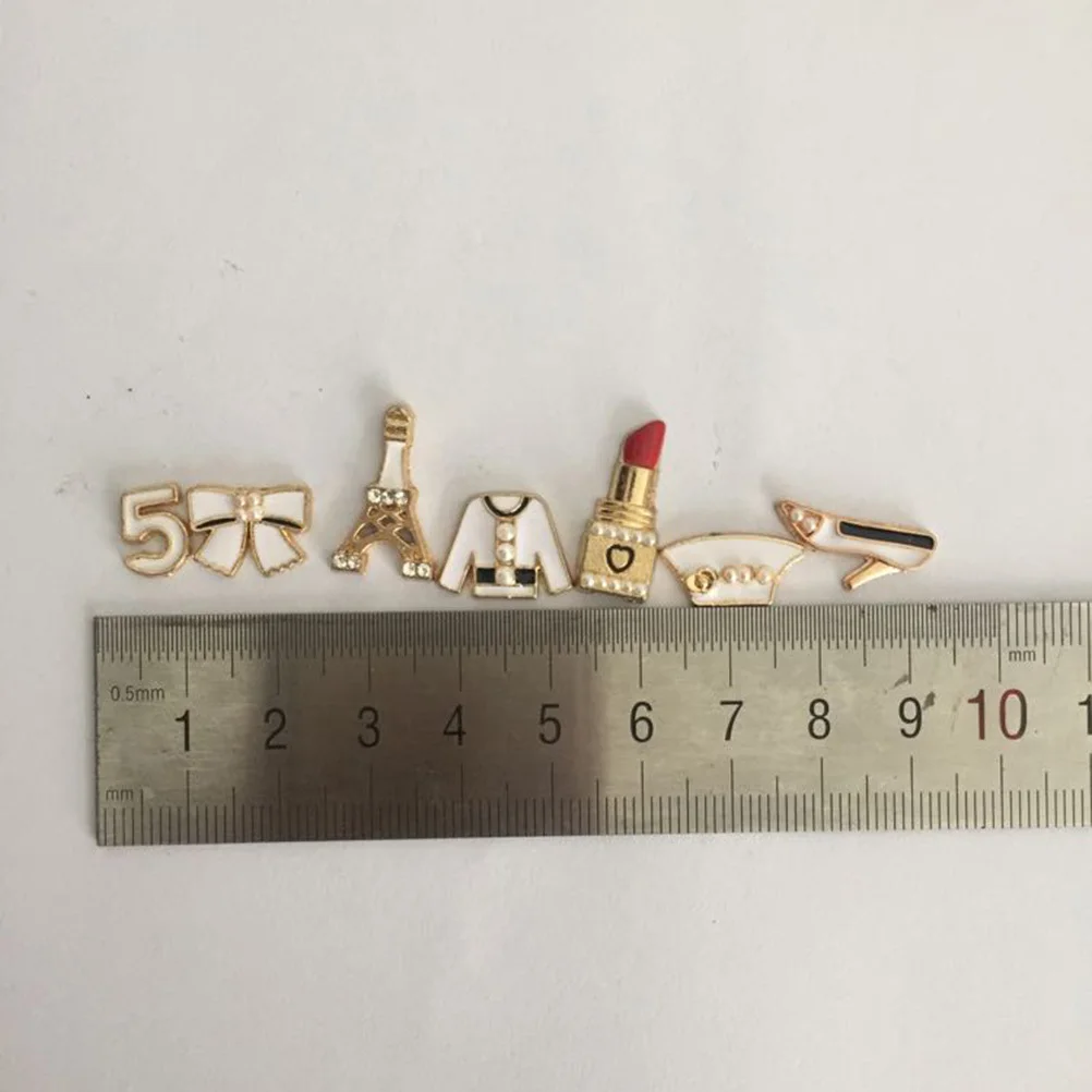 7 szt. Ozdoby do etui na telefon, metalowe ozdoby, wysoka jakość, DIY, zawieszki do dekoracji telefonu, akcesoria do etui na telefon