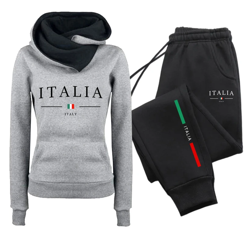 2026 Damen-Trainingsanzug Lässiger Hoodie Sweatshirt Outdoor-Sport Jogging Herrenbekleidung Herbst Winter Qualitäts-Mode Streetwear – Detail 4