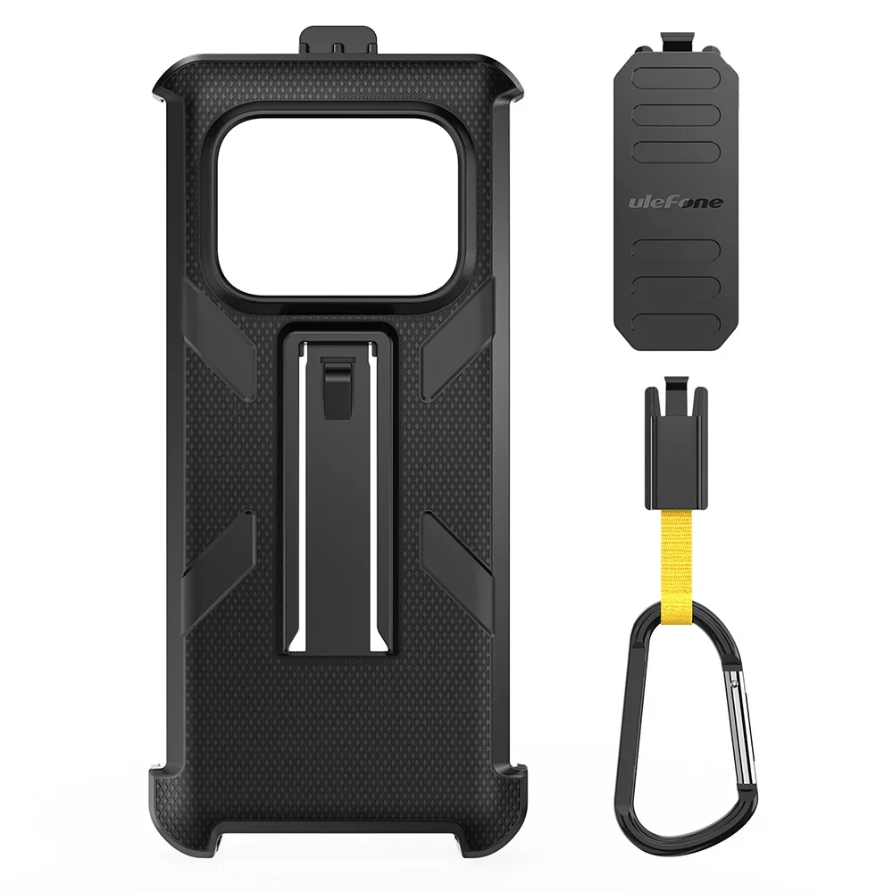 

Ulefone Phone Case For Armor 25T Series phone TPU PC Material Back Clip Phone Protective Case with Carabiner High Quality