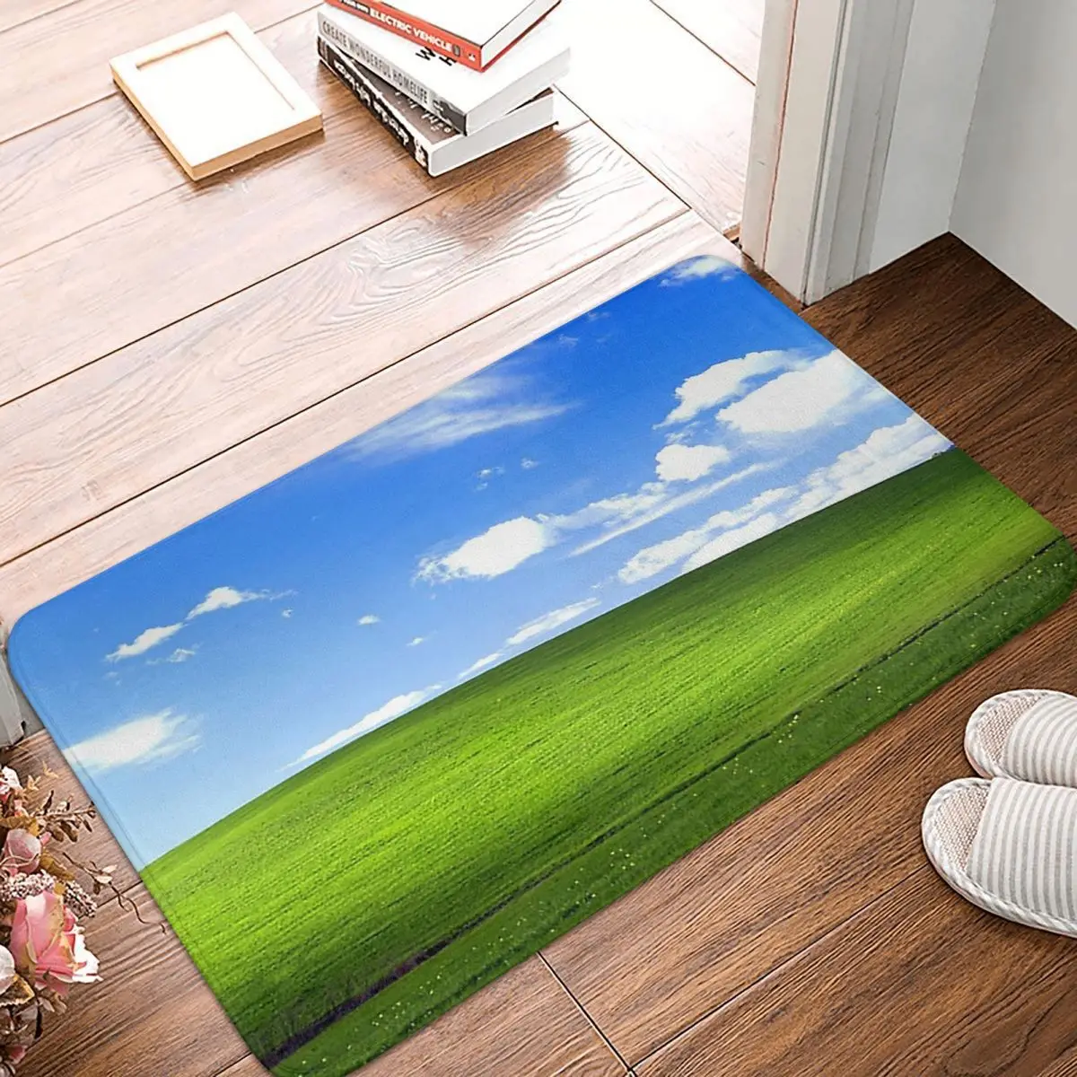 Windows XP Wallpaper Doormat Kitchen Entrance Home Floor Mat Non-slip Carpet Rug for Living room Footpad Mats