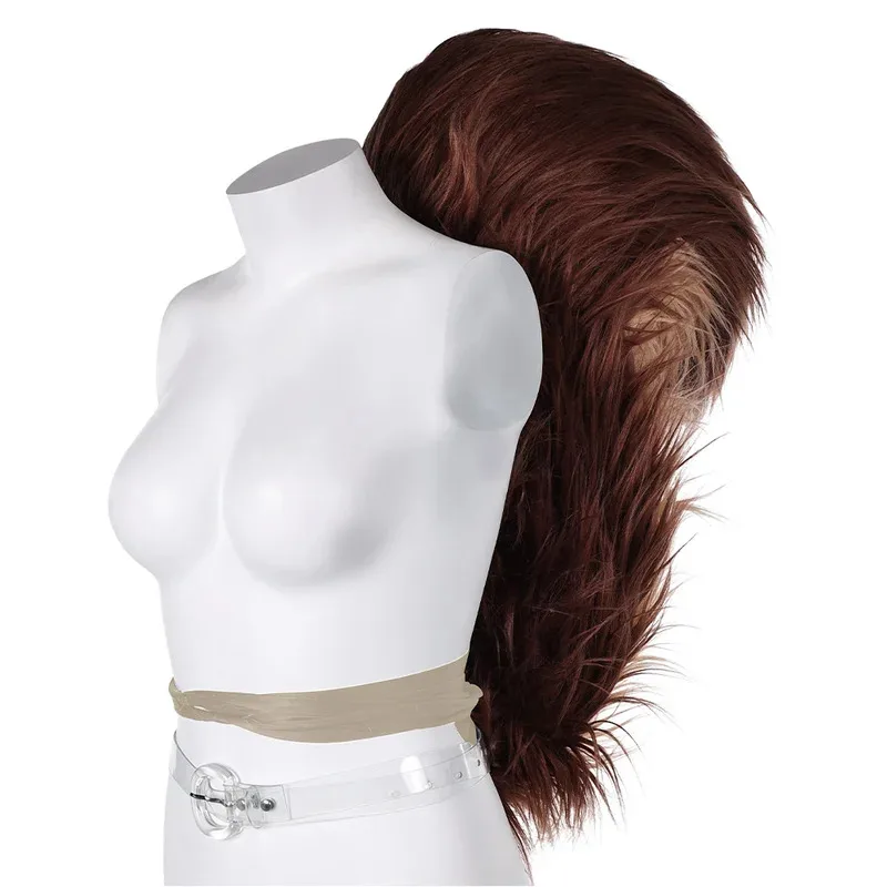 Rivals doraen verde cosplay esquilo menina cauda bandana traje disfarce acessórios para meninas roleplay halloween vestir-se df58