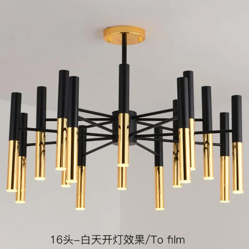 Post-modern Art Led Pendant Lights Concise Stick Design Livingroom Bedroom Bar Decoration Winfordo Lighting