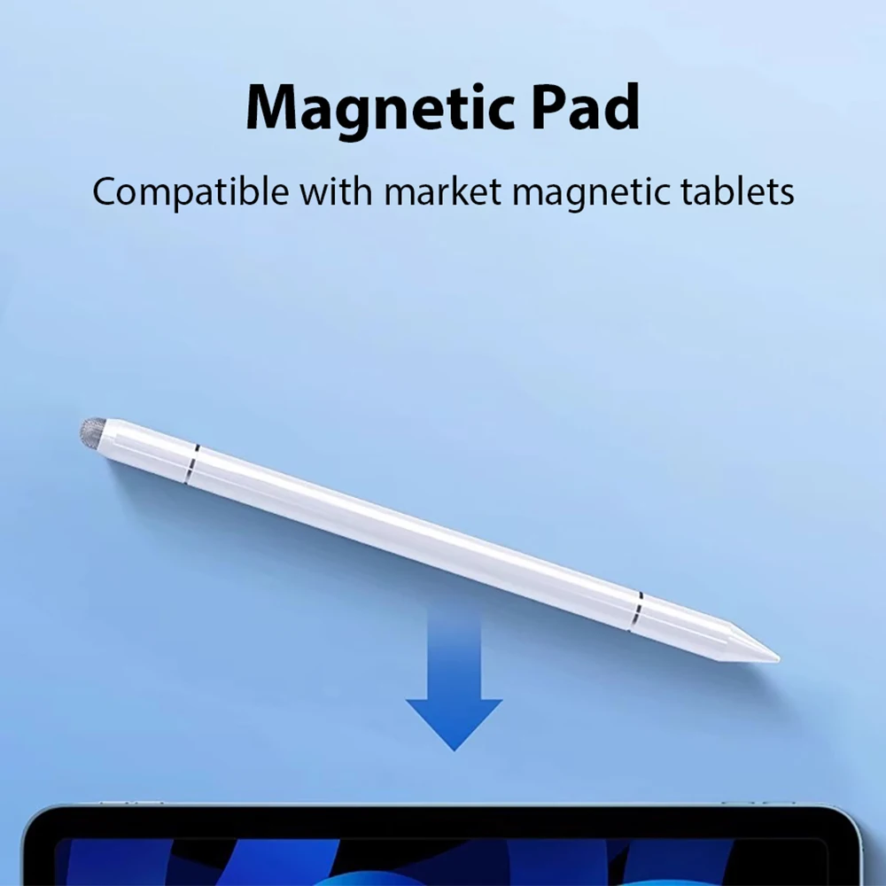 قلم مغناطيسي عالمي 3 في 1 لنظام Android IOS قلم شاشة لمس سعوي لهاتف لوحة الهاتف اللوحي iPhone iPad قلم الكتابة #3