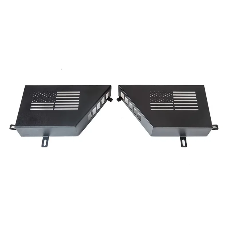 

Стабильный-1 пара металлических ящиков для хранения входной двери, карманы-органайзеры с боковой дверью для Jeep Wrangler JK 2/4 двери 2007-0217