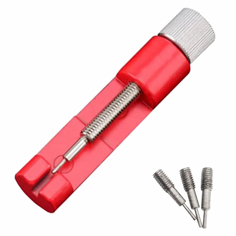 CGS-22Pcs ساعة إصلاح رابط أداة إزالة المطرقة دبابيس حزام حامل سوار سلسلة الضابط مجموعة أدوات إصلاح للرجال/النساء
