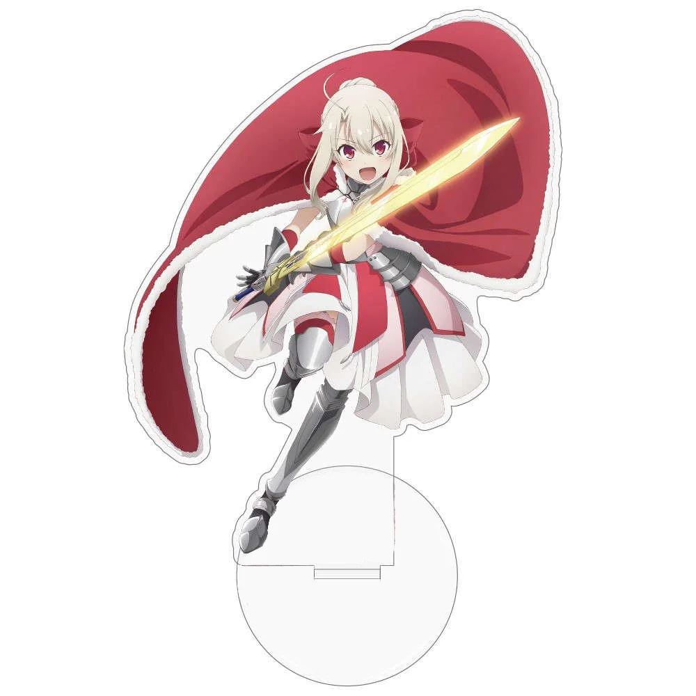 Hadiah penggemar Anime The Nameless Girl HD karakter Phantasm memanggil: saber 'akrilik berdiri Desktop ornamen hadiah seri sekitar 15cm