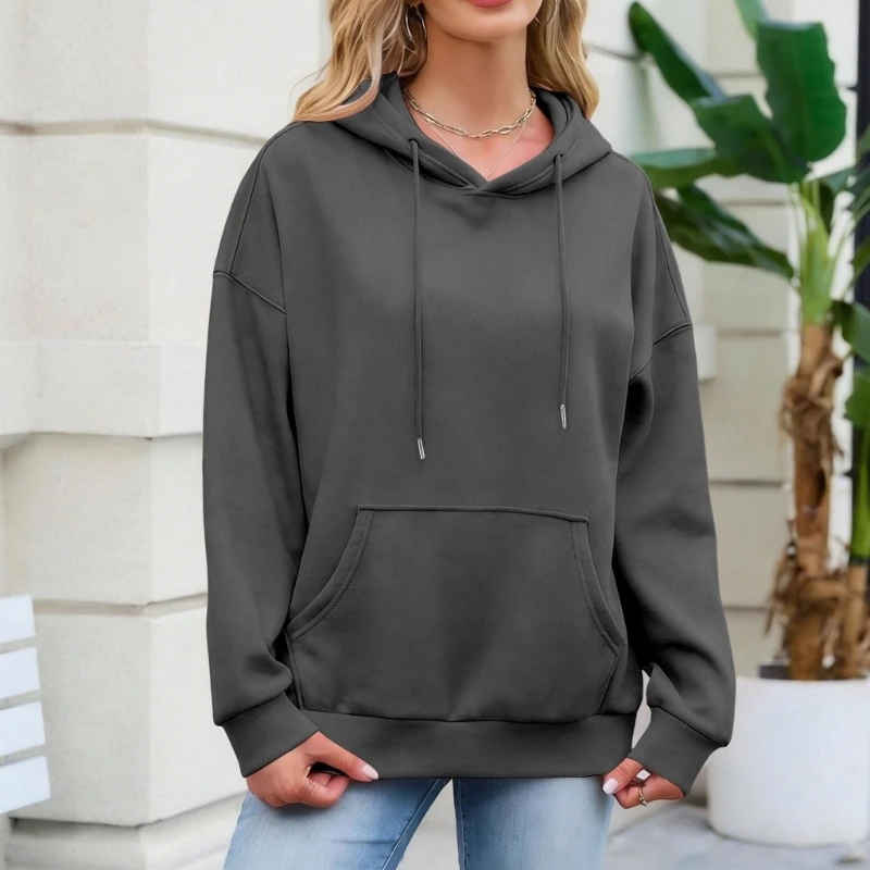 Womens Oversized Hoodies Pullover Sweatshirts Casual Clothes 6XDA