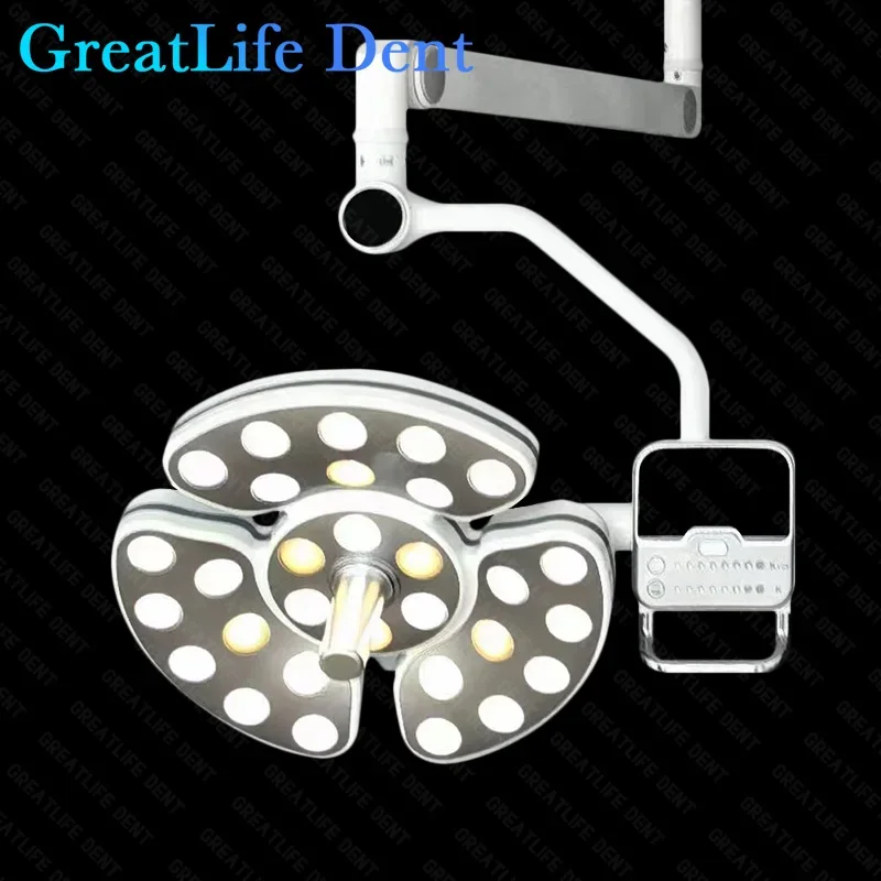 GreatLife Dent 30 Leds 32w Floor Standing LED Shadowless Operating 360 100000 Lux Examination Light Dental Surgical Light Lamp