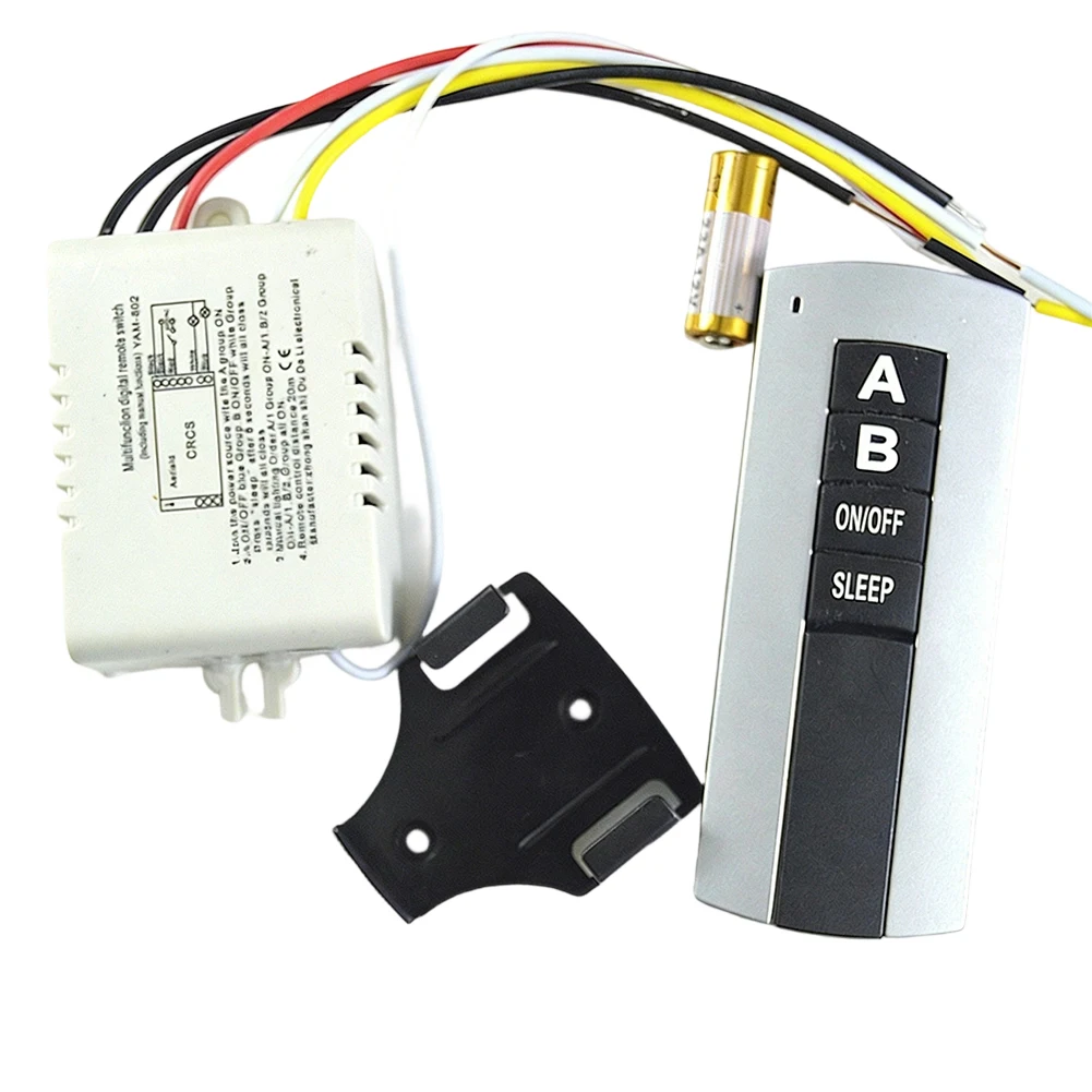 Remote Control Switch for AC For 2For 20V Lighting Devices with For 2-Way Functionality and Long Range Indoor Performance