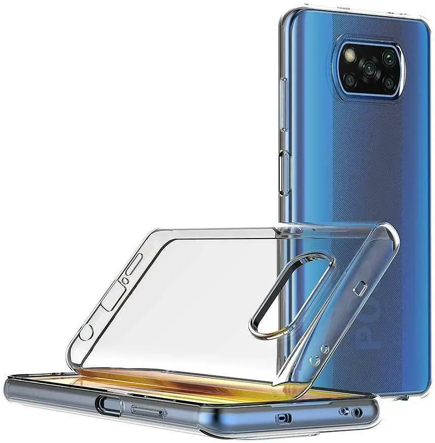 Clear Case For Xiaomi Mi 12 11 Ultra 13 12T 11T 10T Soft TPU Shell POCO X3 NFC X4 GT X5 M3 M4 M5 Pro C40 C50 C51 C55 Back Cover