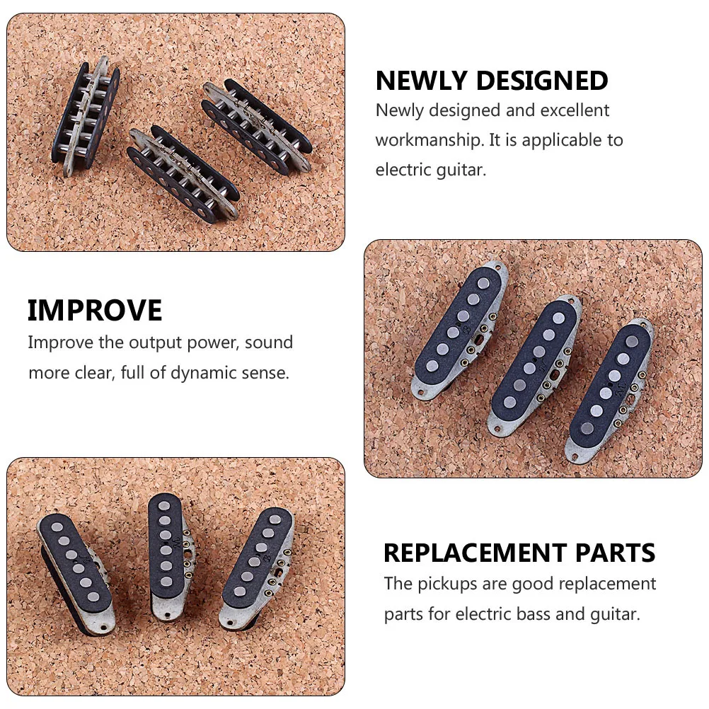Metalen Humbucker Gitaaronderdelen Harmonieuze pickup Duurzame respons Vervanging Accessoires Elektrische spoel