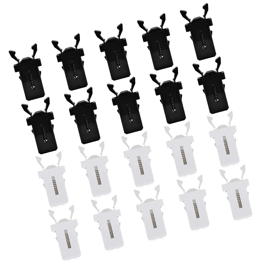 20 Pcs Switch Buckle Push-type Trash Can Trashcan Supplies Plastic Clip Latch for Garbage