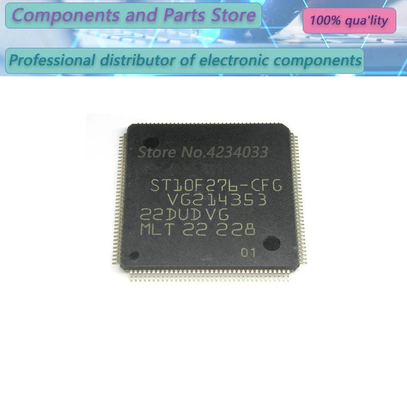 1 قطعة ST10F276-CFG ST10F276-CF ST10F276 QFP144 الأسهم الأصلية الجديدة