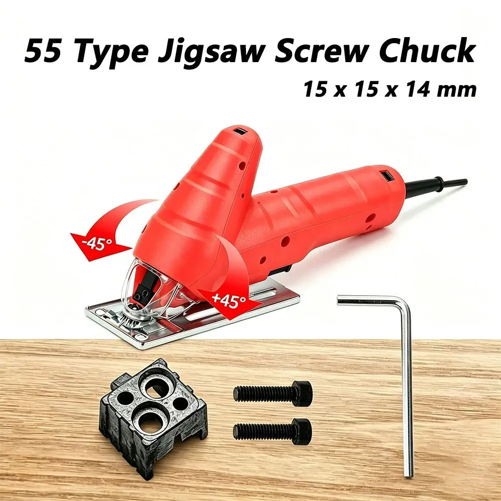 

Enhanced Safety Blade Holder Kit Securely Hold Prevent Loosening Saw Blade Holder Lock Tightly Replacement Screw Chuck Head