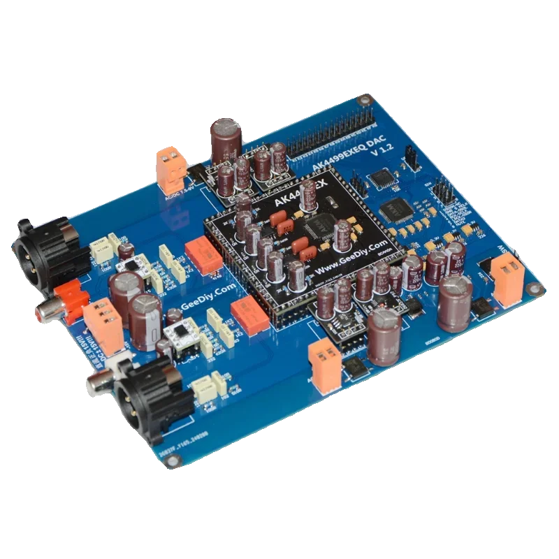 SmCpAK4499EXEQ+AK4191EQ Audio DAC Decoder Differential (Balanced) Single-ended RCA Output I2S/DSD 32bit 1536KHZ DSD1024