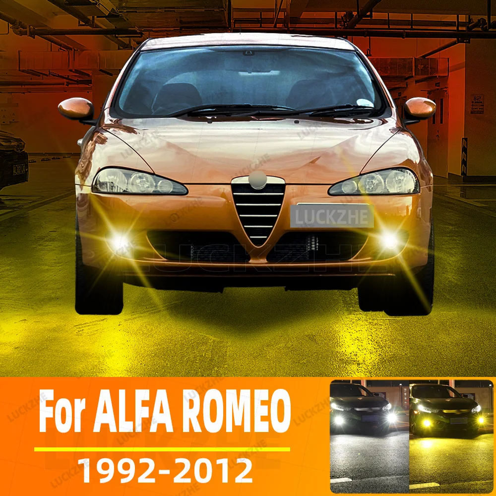 

2Pcs Car Led Bulbs For ALFA ROMEO 145 146 147 155 156 159 Sportwagon Front Fog Light 1992-2006 2007 2008 2009 2010 2011 2012