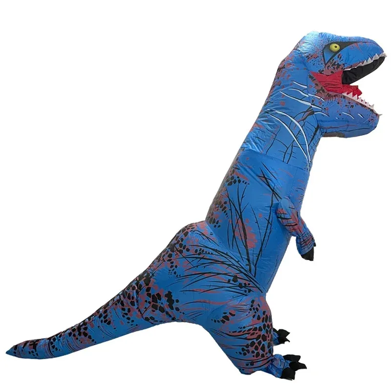 Kostum Tyrannosaurus Rex tiup CyAdult, pakaian cosplay Halloween, properti pesta perayaan festival, hadiah, set kostum