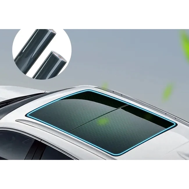 

AA AutoSunroof Automotive Supplier Sunscreen Self Adhesive Glass Car Panoramic Sunroof Sky Film for Car