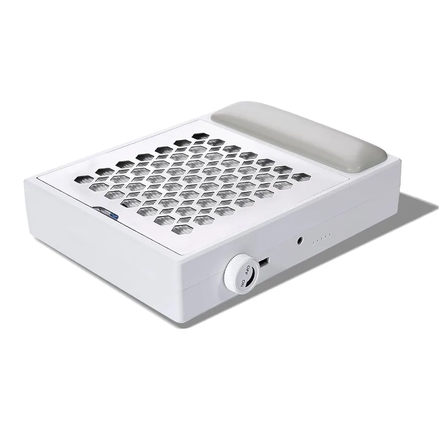 

Пылесборник для ногтей Беспроводной пылесборник Nail Tech Мощный вакуумный вентилятор Вентиляционный пылесборник Экстрактор Электрический пылесборник M