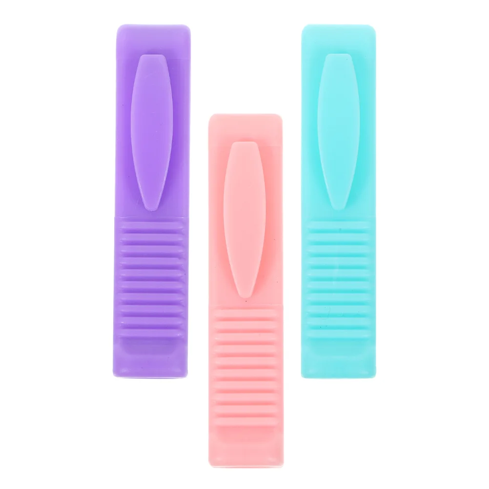 

3 Pcs Ampoule Bottle Opener Groove Design Ampule Breaker Small Window Stickers Plastic Vial Cutting Tool Violets Opening