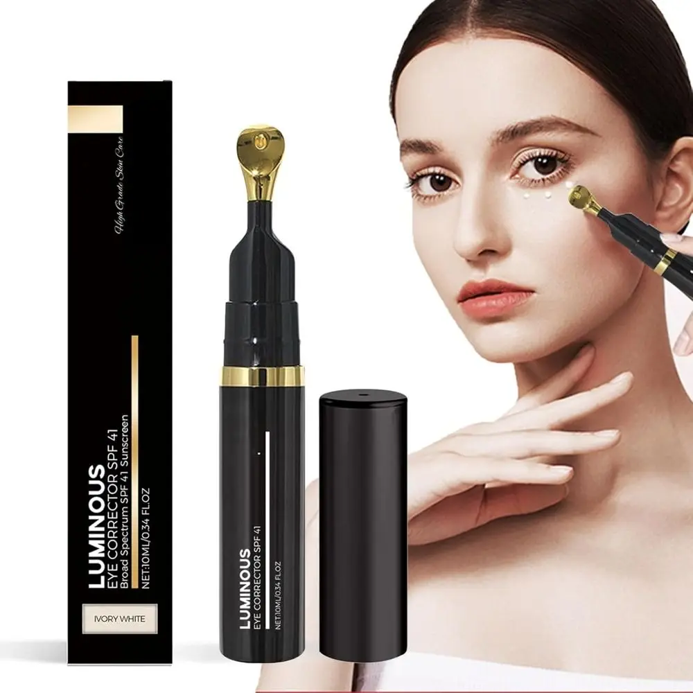 

Hot SPF 41 Luminous Eye Corrector with Peach Undertone Anti-Aging Eye Serum Hydrating Tinted Eye Cream for Dark Circles