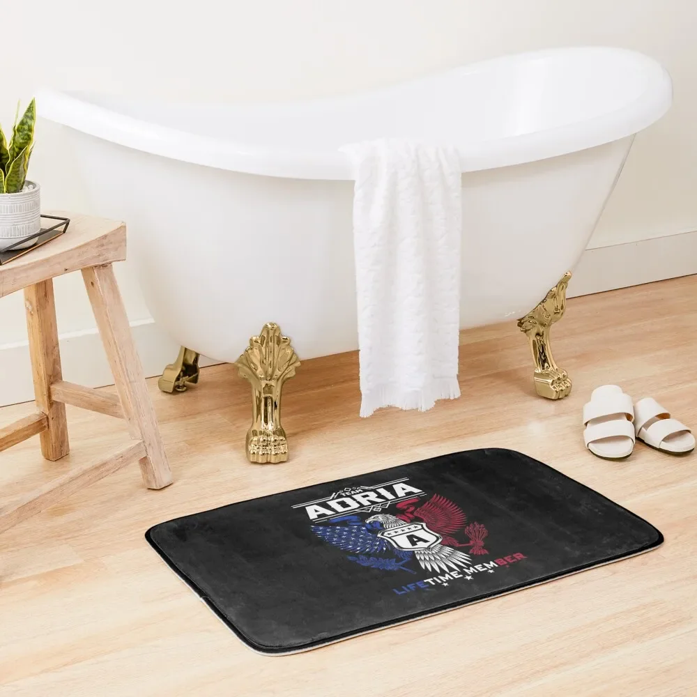 

Adria Name T Shirt - Adria Eagle Lifetime Member Gift Item Tee Bath Mat Anti-Slip Bathtub Bathroom Carpets House Entrance Mat